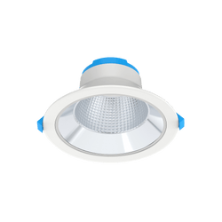 Glight FIXED LED DOWNLIGHT 18W IC-F IP54 TRI-COLOUR DIM WHITE BODY + MATT REFLECTOR