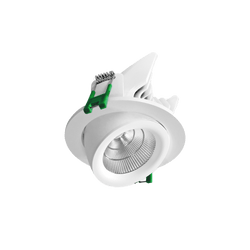 Glight GIMBLE LED DOWNLIGHT 12W IC-F IP20 RND 3000K DIM WHITE