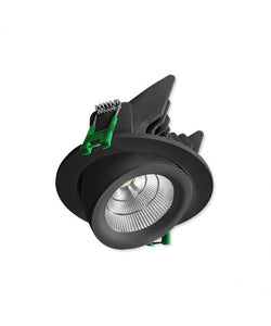 Glight GIMBLE LED DOWNLIGHT 9W IC-F IP20 RND 3000K DIM BLACK