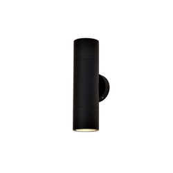 Glight GU10 LED WALL LIGHT LAMP NOT INCLUDED IP65 BK