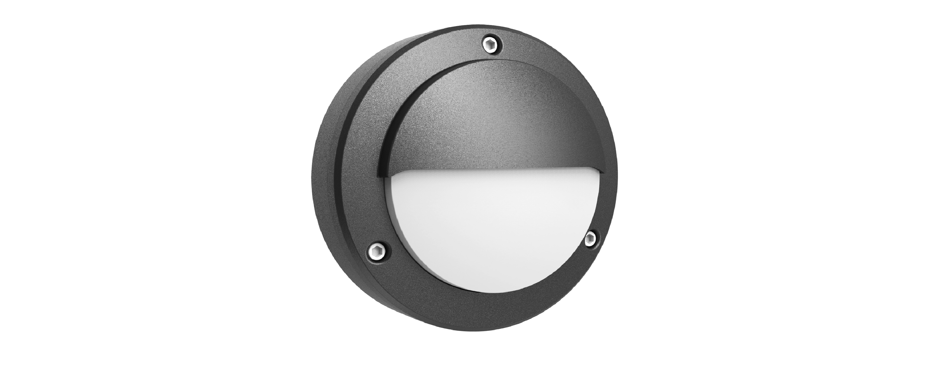 Glight LED BULKHEAD 7W IP65 3000K NON DIM SANDED BLACK — Scott Electrical