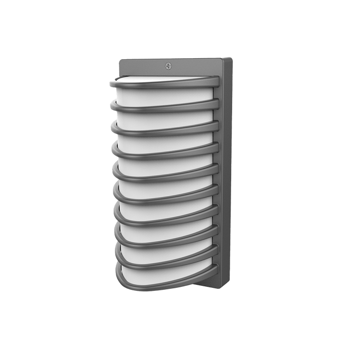 Glight LED WALL LIGHT 8W IP54 3000K NON DIM SANDED BLACK