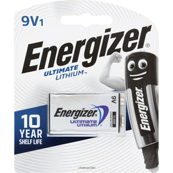 Energizer E300482200 Battery 9V Lithium Ultimate