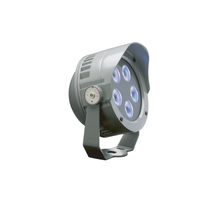 Glight RGBW(3000K) SPOTLIGHT 20W IP66 NON DIM SANDED DARK GREY