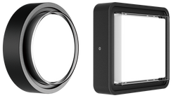 Glight RND LED BULKHEAD 12W IP65 4000K NON DIM SANDED BLACK