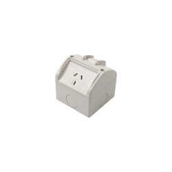 Glight SOCKET-OUTLET 250V-10A SINGLE SWITCHED IP53