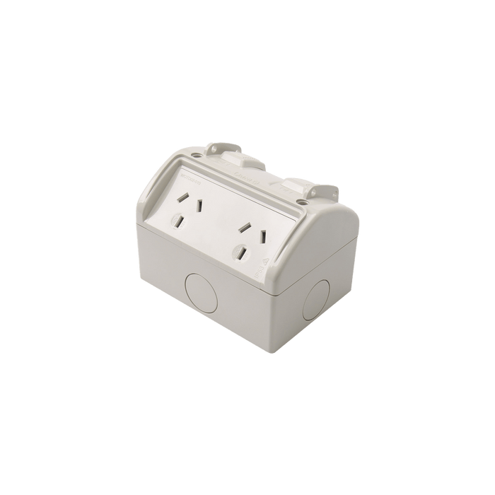 Glight SOCKET-OUTLET 250V-20A DOUBLE SWITCHED IP53