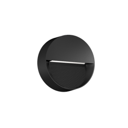 Glight SURFACE MOUNTED STEP LIGHT 5W IP65 3000K RND NON DIM BLACK