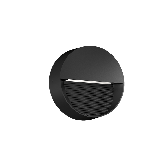 Glight SURFACE MOUNTED STEP LIGHT 5W IP65 3000K RND NON DIM BLACK