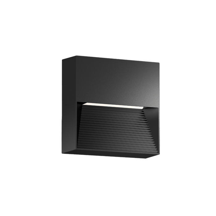 Glight SURFACE MOUNTED STEP LIGHT 5W IP65 3000K SQ NON DIM BLACK