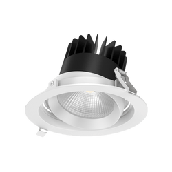 Glight TILTABLE LED DOWNLIGHT 25W/35W IP20 RND 4000K NON DIM WHITE