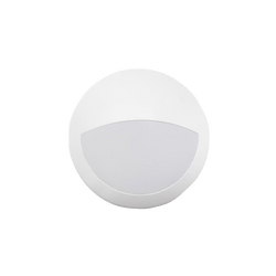 Glight TRI-COLOUR LED OYSTER WITH VISOR 25W IP66 & IK10 NON DIM WHITE