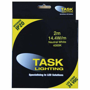 Task STRIP PACK 2M 14.4W/M 24VDC NEUT WHIT