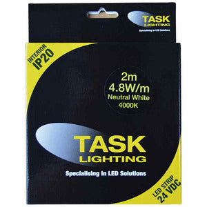 Task STRIP PACK 2M 4.8W/M 24VDC NEUT WHIT