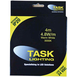 Task STRIP PACK 4M 4.8W/M 24VDC WARM WHIT