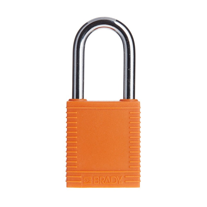 Brady 38MM KEYED DIFF - ORANGE SAFETY PADLOCKS