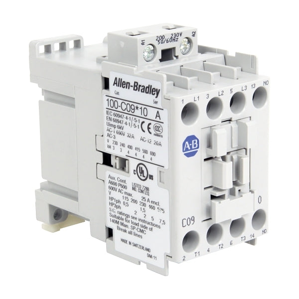 Allen Bradley CONTACTOR 4kW 3P 240V AC COIL 1NO