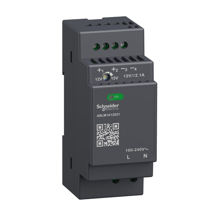 Schneider POWER SUPPLY 12V 2.1A MODULAR