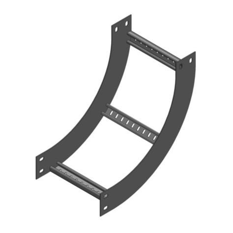 Mssmec 16A INTERNAL RISER 900MM WIDE WITH 300 RADIUS AL