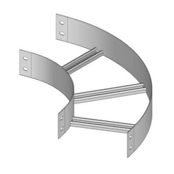 Mssmec 20A HORIZONTAL 90 DEGREE BEND 450MM WIDE WITH 300MM RADIUS A