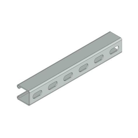 Mssmec 41x41x2.5mm SLOTTED CHANNEL PRE GALVANISED FINISH