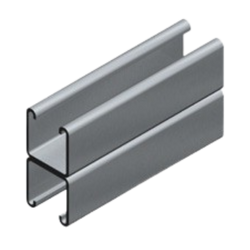 Mssmec 41x82x2.5mm WELDED BACK TO BACK CHANNEL HOT DIP GALVANISED F