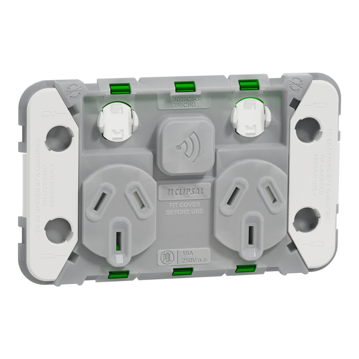 Iconic Wiser Iconic Twin Socket Grid