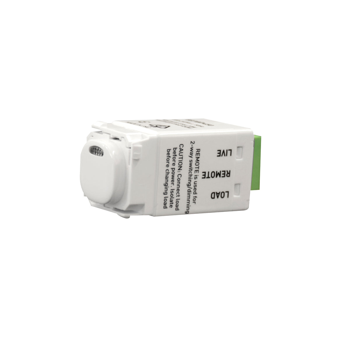 Vynco Logix Push Button Dimmer 450W White — Scott Electrical