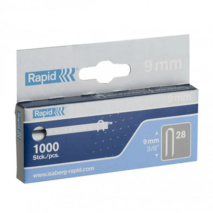 Rapid Staples 28/9 1K White
