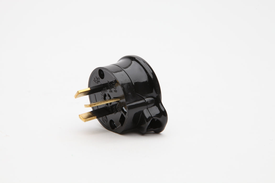 Pdl Plug Pdl Plug 3pin 10A side entry Black — Scott Electrical