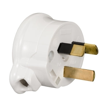 Pdl Plug 3pin 10A side entry Clear — Scott Electrical