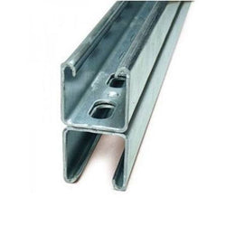 Mssmec 41x82x2.5mm WELDED BACK TO BACK CHANNEL PRE GALVANISED FINIS