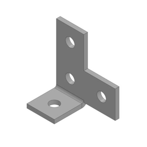 Mssmec EM1035 HDG 90 DEGREE 4 HOLE METAL FRAMING ANGLE FITTING