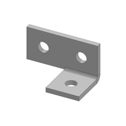 Mssmec EM1037 HDG 90 DEGRE 3 HOLE METAL FRAMING ANGLE FITTING
