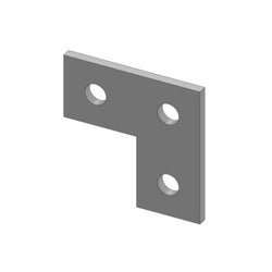 Mssmec EM1036 HDG 3 HOLE METAL CORNER FLATE PLATE FITTING
