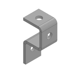 Mssmec EM1046 HDG 2 HOLE Z SHAPED METAL FRAMING FITTING