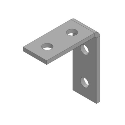 Mssmec EM1325 HDG 90 DEGREE 4 HOLE METAL FRAMING ANGLE FITTING