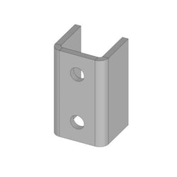 Mssmec EM1376 HDG 2 HOLE U-SHAPED METAL FRAMING BRACKET