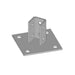 Mssmec HEAVY DUTY HDG BASE PLATE 100 x 100MM TO SUIT 41MM CHANNEL S
