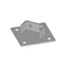 Mssmec HEAVY DUTY HDG BASE PLATE 150 x 150MM TO SUIT 41MM CHANNEL S