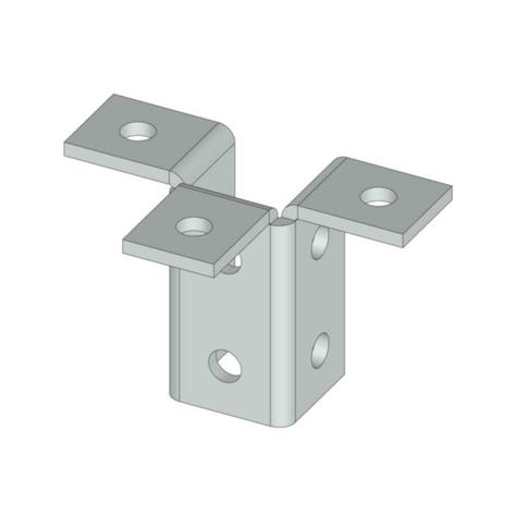 Mssmec EM2228 HDG WING SHAPED METAL FRAMING FITTING