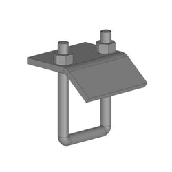 Mssmec EM2785 HDG BEAM CLAMP WITH SQUARE U BOLT AND NUTS TO SUIT.
