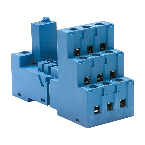 Finder Base for 6232/33 Relay & 9902 LED Box Clamp W/Metal Clip