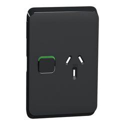 Iconic Skin Socket Sw Vert Single 10A 250V XB