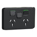 Iconic Skin Socket Horiz Twin 1ExSW 10A 250V XB
