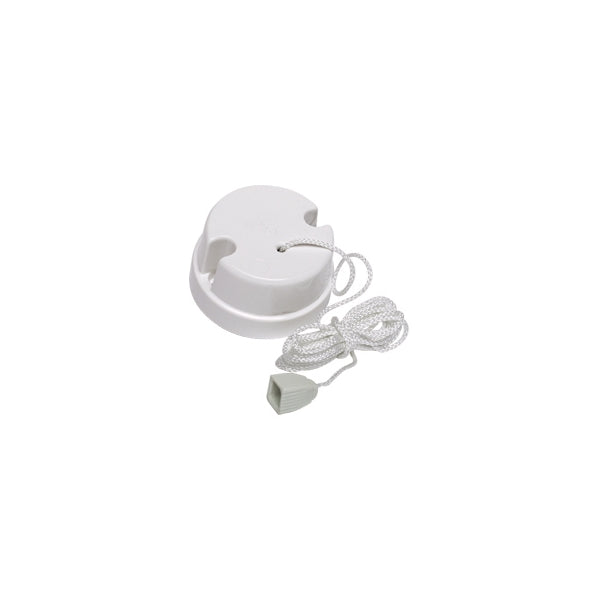 Legrand Switch Pull Cord Ceiling Mount 10A 240VAC Round White
