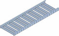 Unistrut 2095823 NEMA 12B Aluminium Cable Ladder Reducer Splice Plate AL12B-RSP-450