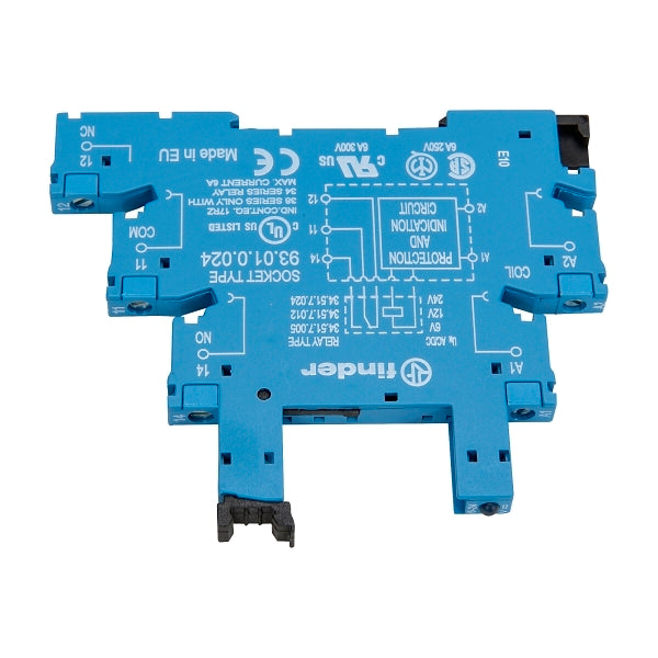 Finder Separate Relay Base 345124VDC