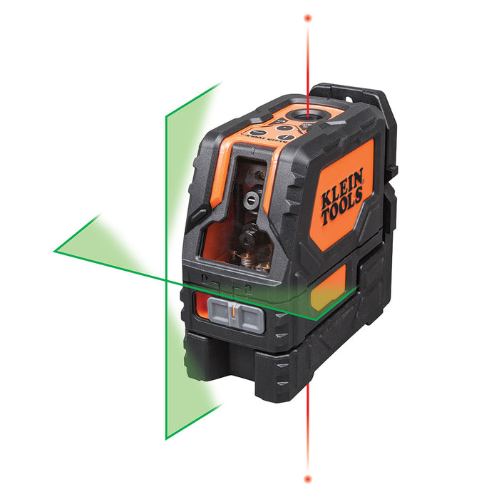 Klein Self-Levelling GREEN Cross-Line Laser Level with Red P