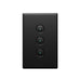 Legrand EXCEL LIFE WITH NETATMO 3 GANG SMART SWITCH MATT BLACK